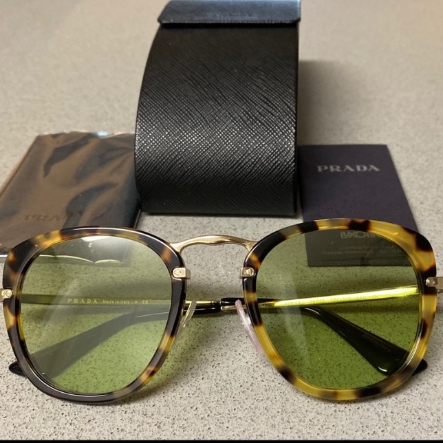 Prada Oversized Tortoise Sunglasses